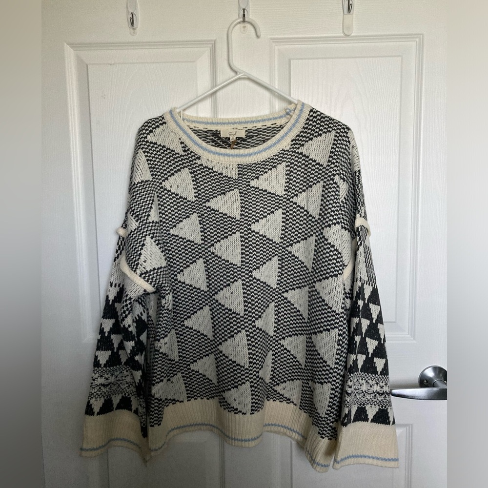 Easel by anthropology sweater NWT